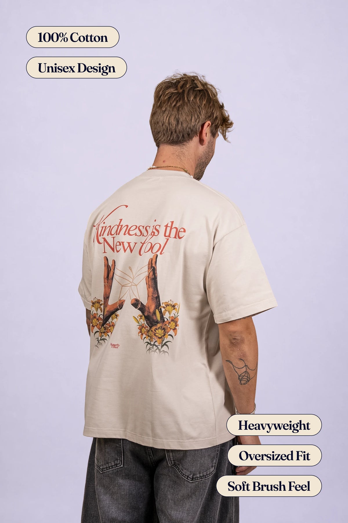 T-shirt met ‘Vriendelijkheid is het nieuwe cool’