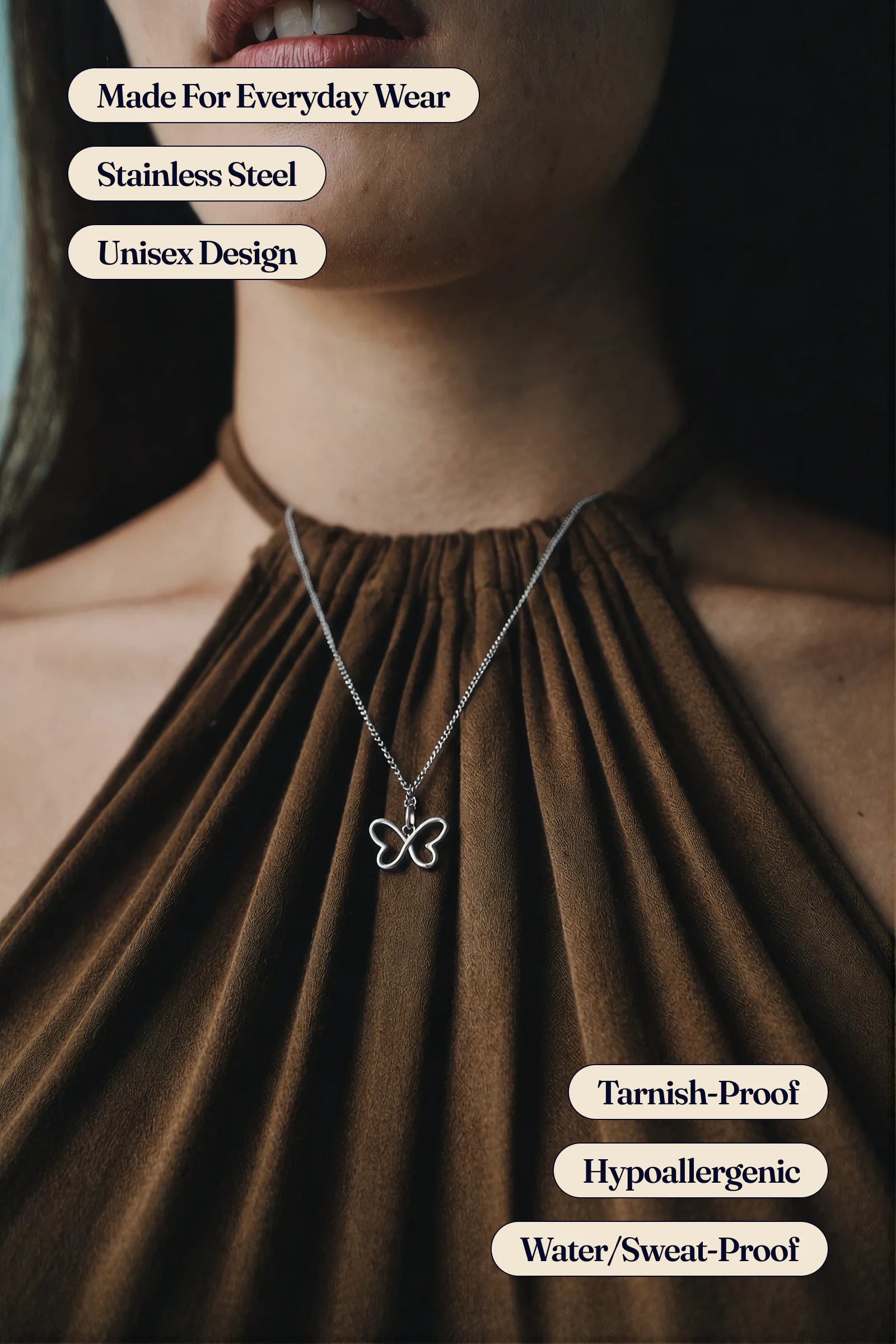 Infinity Butterfly Necklace