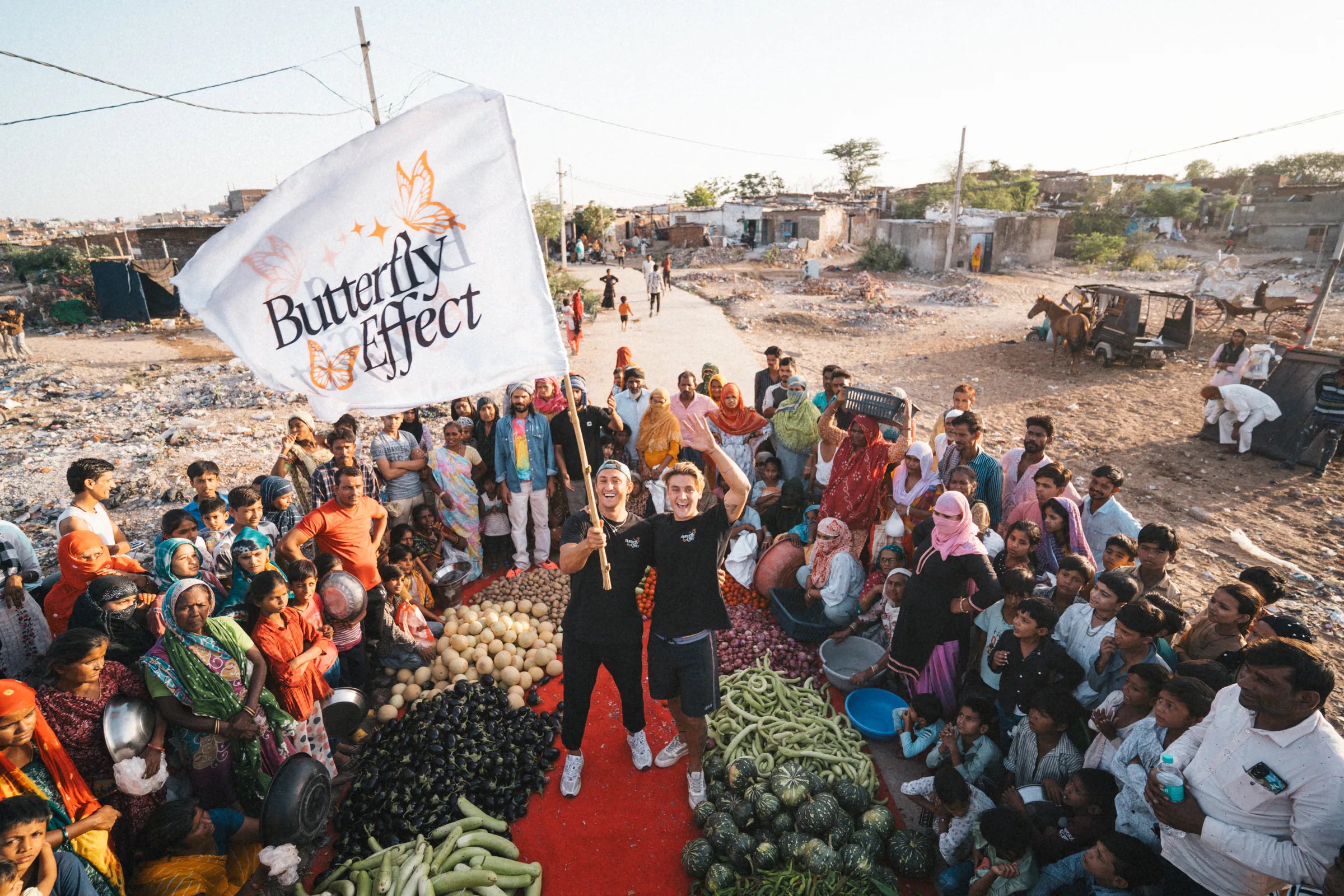 L’équipe et la communauté de Butterfly Effect se sont réunies lors d’un voyage solidaire