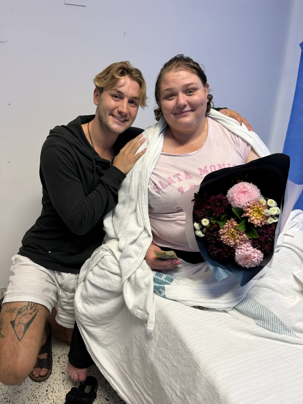 Lee with Emma in Sydney, Australia